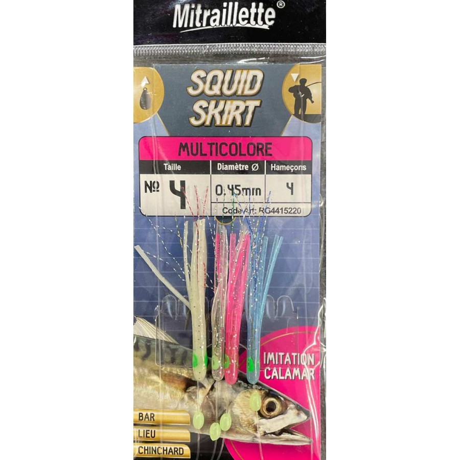 RAGOT SQUID SKIRT MULTICOLORE N.4