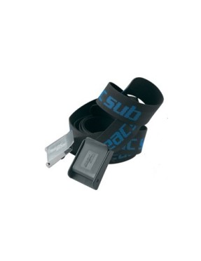 CINTURA IN NYLON FIBBIA INOX BLUE