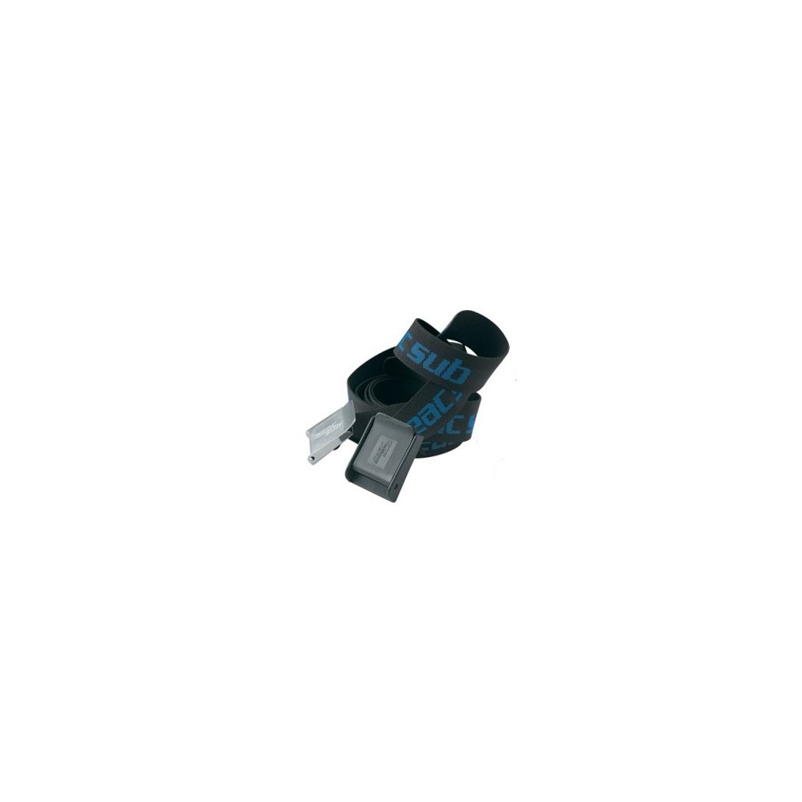 CINTURA IN NYLON FIBBIA INOX BLUE