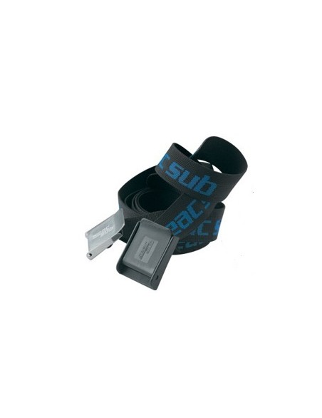 CINTURA IN NYLON FIBBIA INOX BLUE