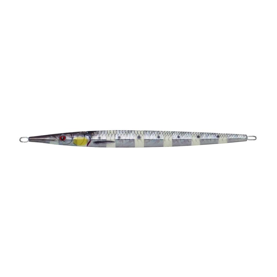 SAVAGE SARDINE NEEDLE JIG 15CM 40GR GLOW ZEBRA PHP