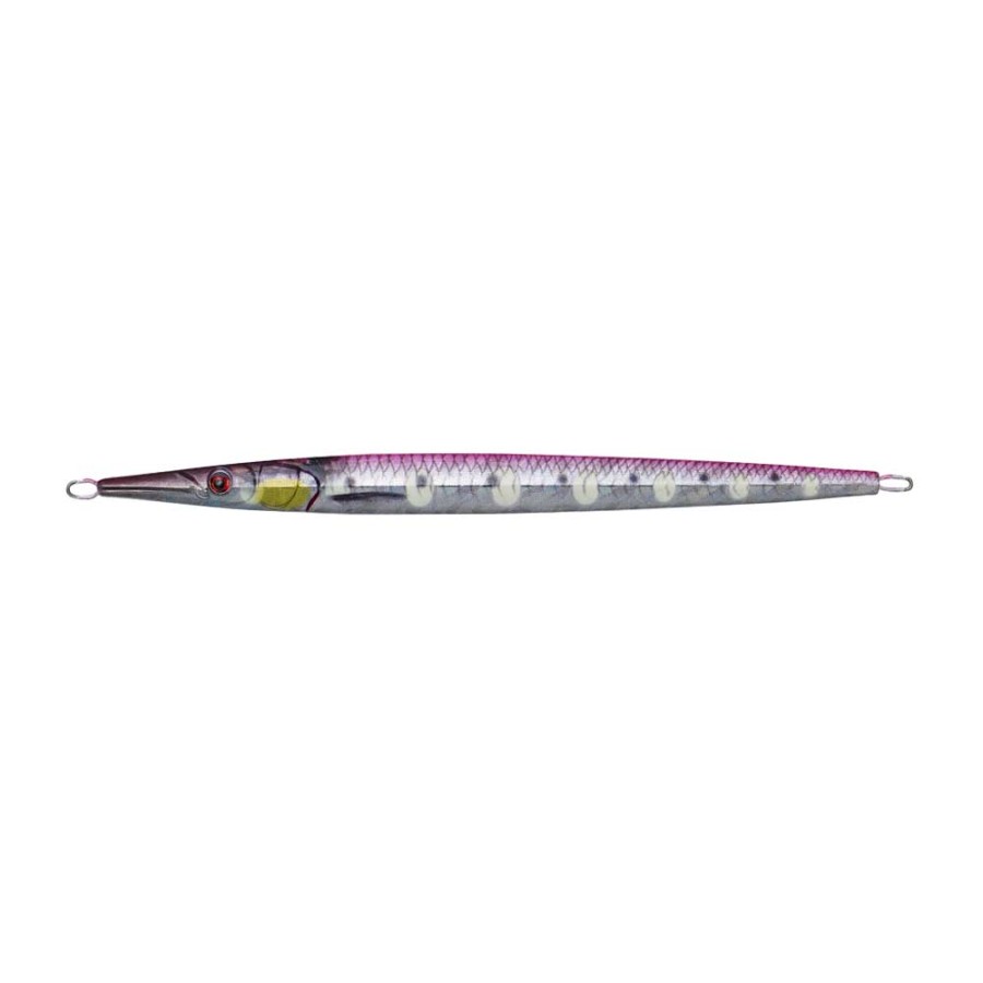 SAVAGE SARDINE NEEDLE JIG 15CM 40GR PINK FLASH GLOW PHP