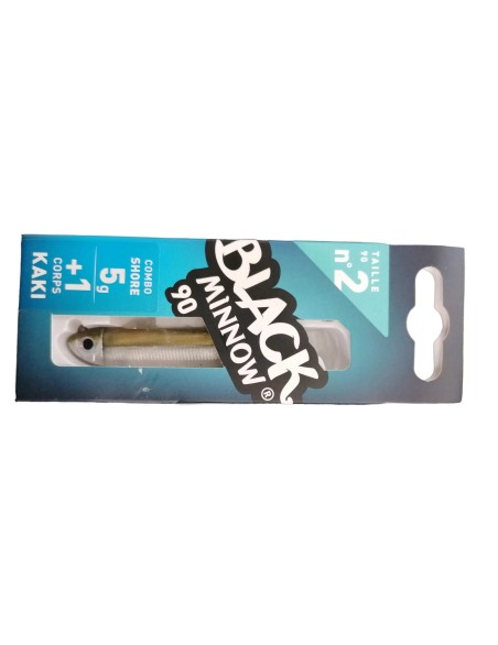 BLACK MINNOW N.2 90MM COMBO SHORE 5GR KAKI