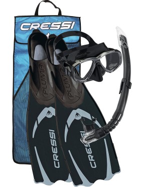 CRESSI SET PLUMA BAG NERO 37/38