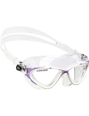 TAUCHERBRILLE PLANET SIL TRASP/FRAME WEISS LILLA