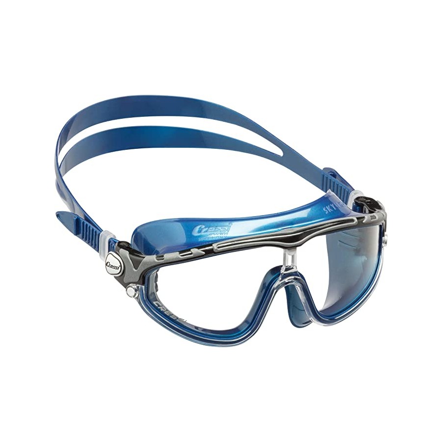 TAUCHERBRILLE SKYLIGHT SIL BLU METAL