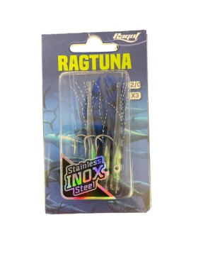 RAGOT RAGTUNA 2/0 BLACK TRANSPARENT BLUE TIGER