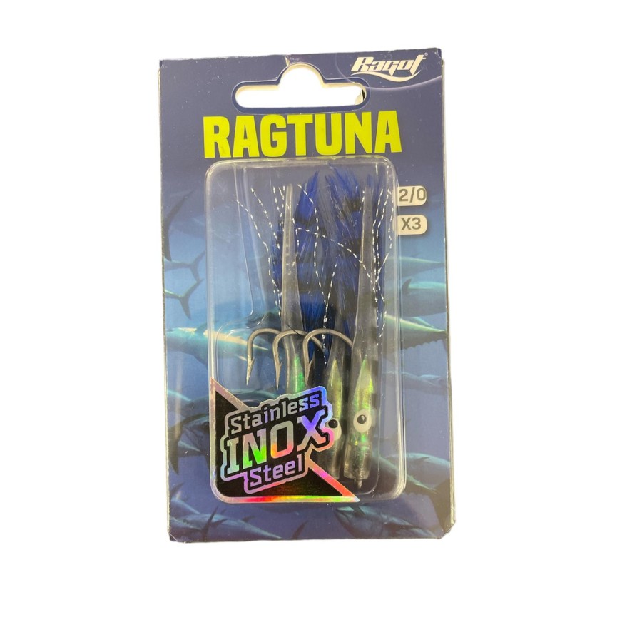 RAGOT RAGTUNA 2/0 BLACK TRANSPARENT BLUE TIGER