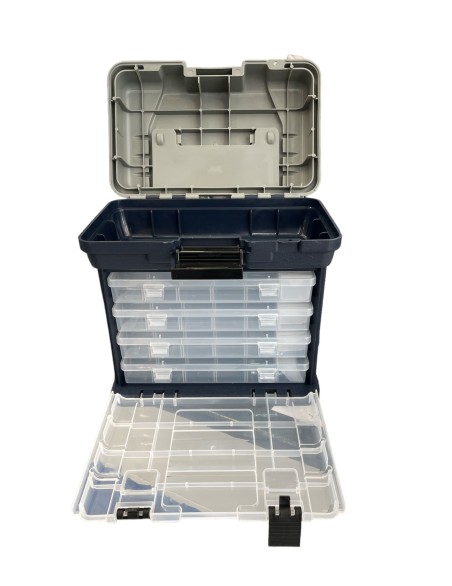 CASSETTA PESCA 4 RIPIANI (GRIGIO)