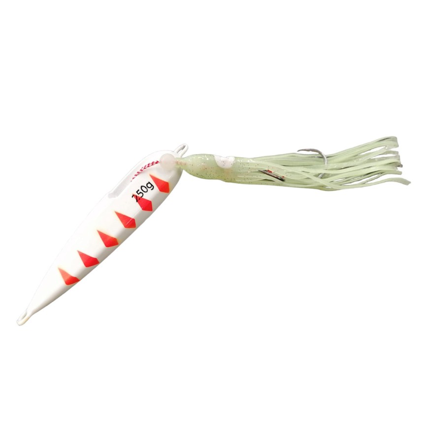 VERTICAL TROLLING INCHIKUS 250GR ORANGE STRIPED WHITE