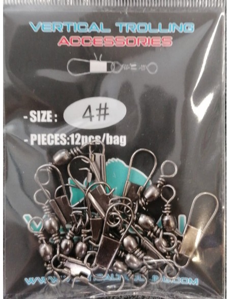 VERTICAL TROLLING INTERLOCK SWIVEL N.4