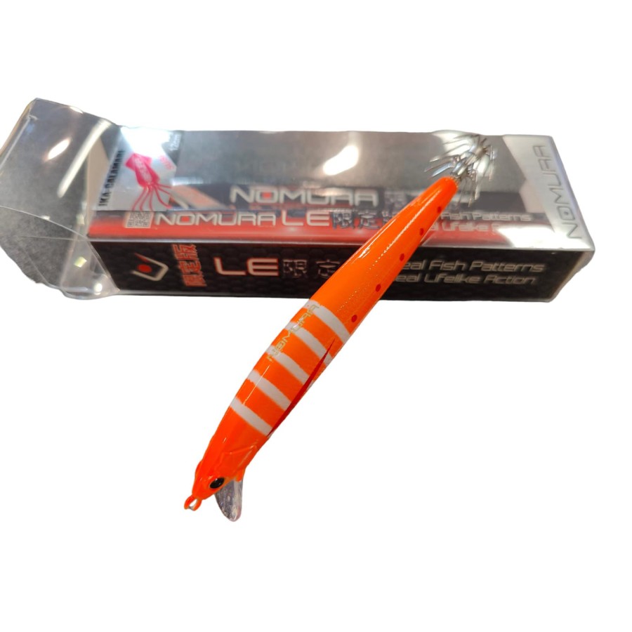 NOMURA IKA CALAMARI 12CM 10G SUSPENDING FLUO ORANGE