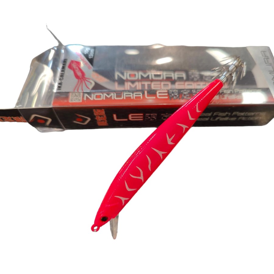 NOMURA IKA CALAMARI 12CM 10G SUSPENDING TIGER FUCSIA