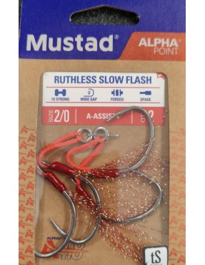 MUSTAD RUTHLESS SLOW FLASH 2/0