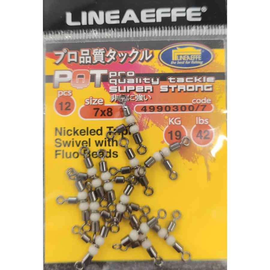 T-SWIVEL WITH BEADS 7X8 (12PCS)