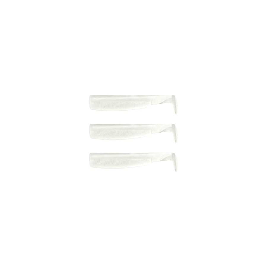 BLACK MINNOW 105MM N. 2,5 WHITE BODY 3PZ