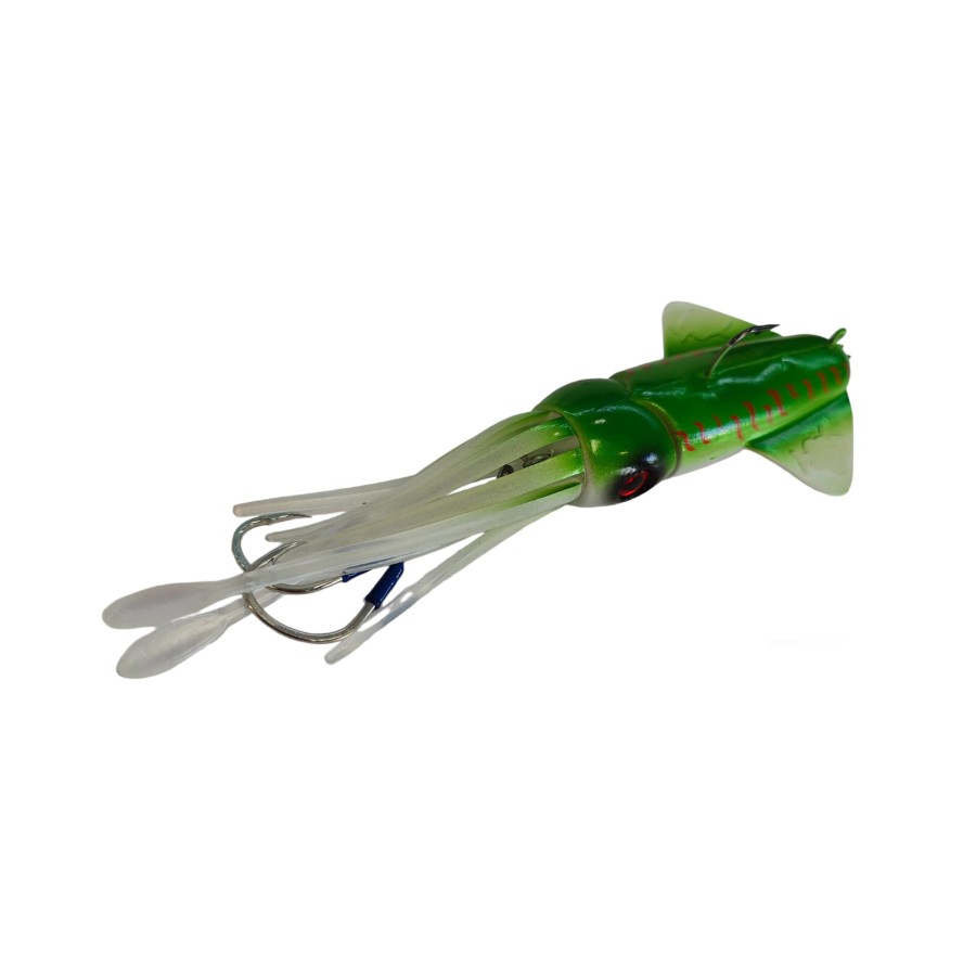 VERTICAL TROLLING VETROS 200GR COL.2 (GREEN PEARL ORANGE)