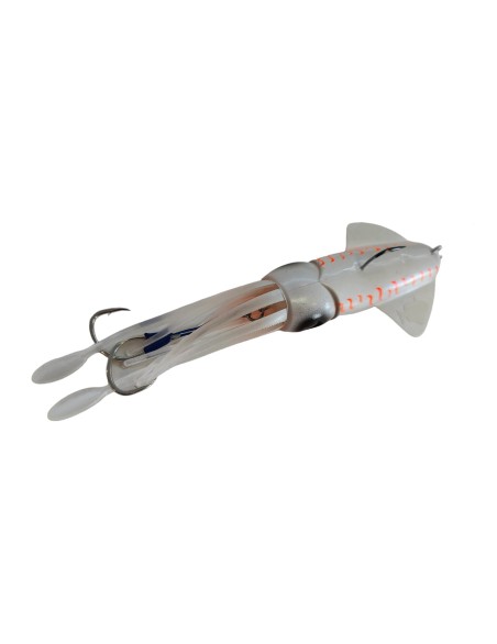 VERTICAL TROLLING VETROS 200GR COL.4 (WHITE ORANGE)