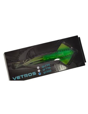 VERTICAL TROLLING VETROS 170GR COL.6 (GREEN YELLOW BLACK)