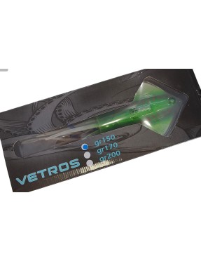 VERTICAL TROLLING VETROS 170GR COL.2 (GREEN PEARL ORANGE)