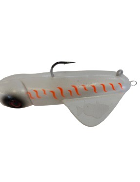 VERTICAL TROLLING VETROS 150GR COL.4 (WHITE ORANGE)