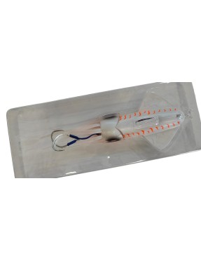 VERTICAL TROLLING VETROS 150GR COL.4 (WHITE ORANGE)