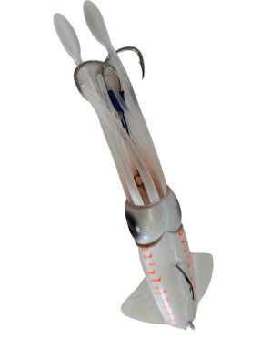 VERTICAL TROLLING VETROS 150GR COL.4 (WHITE ORANGE)