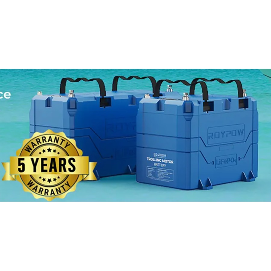 BATTERIA LITIO ROYPOW LIFEPO4 36V 100A BLUETOOTH BMS IP67