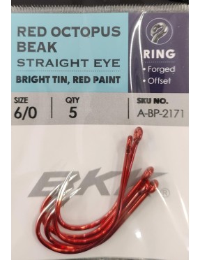 BKK OCTOPUS RED 2171 6/0 (5PZ)