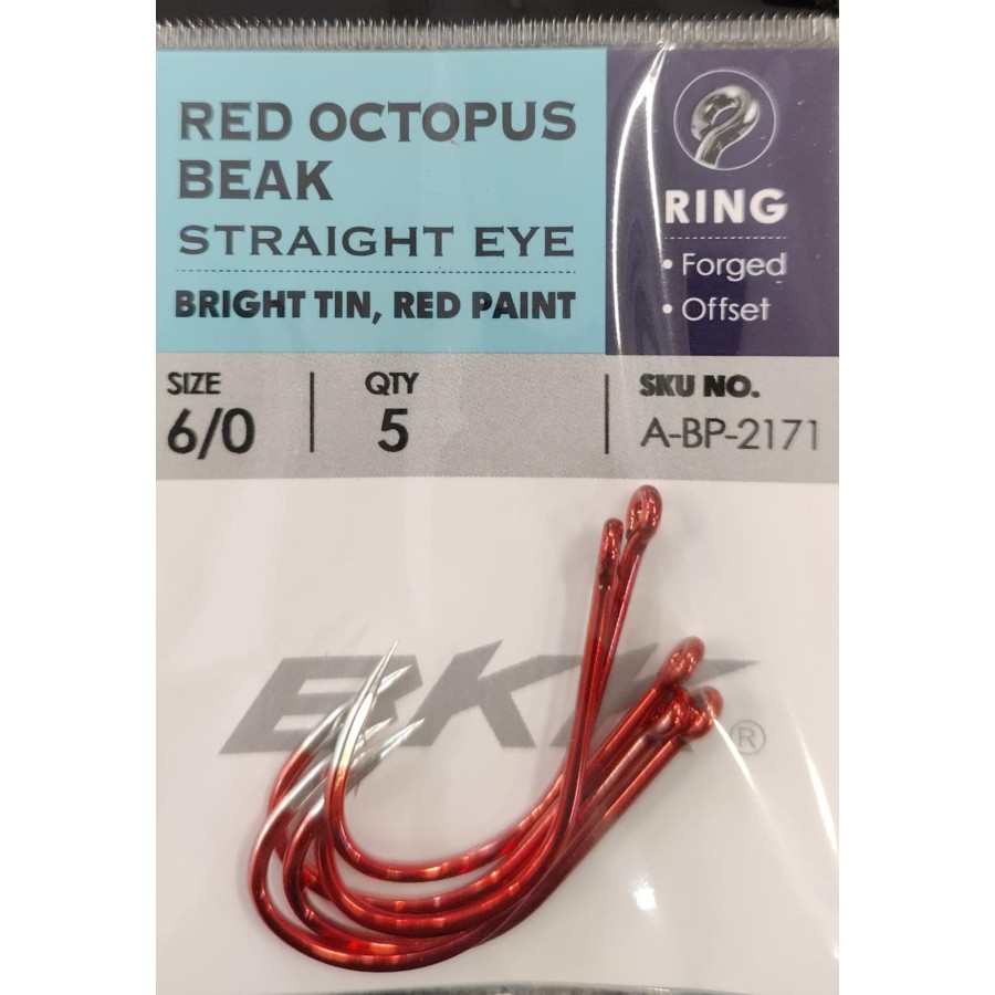 BKK OCTOPUS RED 2169 6/0 (5PZ)