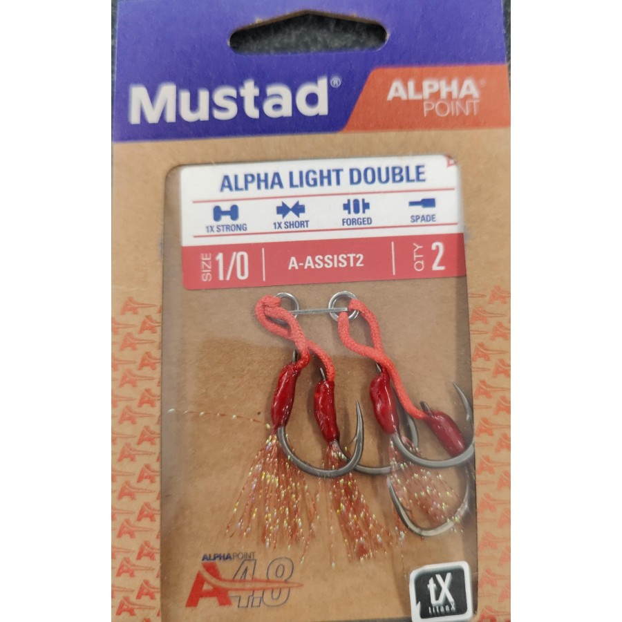 MUSTAD ALPHA LIGHT DOUBLE N.1/0