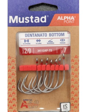 MUSTAD ZAHNBODEN N.2/0  7 Stück