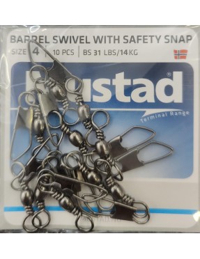 MUSTAD SAFETY SNAP SWIVEL SIZE 4
