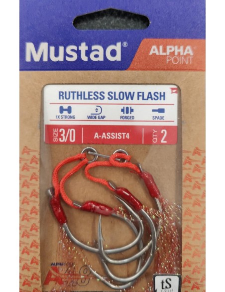 MUSTAD RUTHLESS SLOW FLASH 3/0