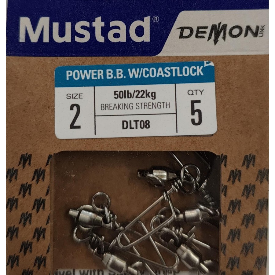 MUSTAD DEMON BB W/COASTLOCK N.2 (5PZ)