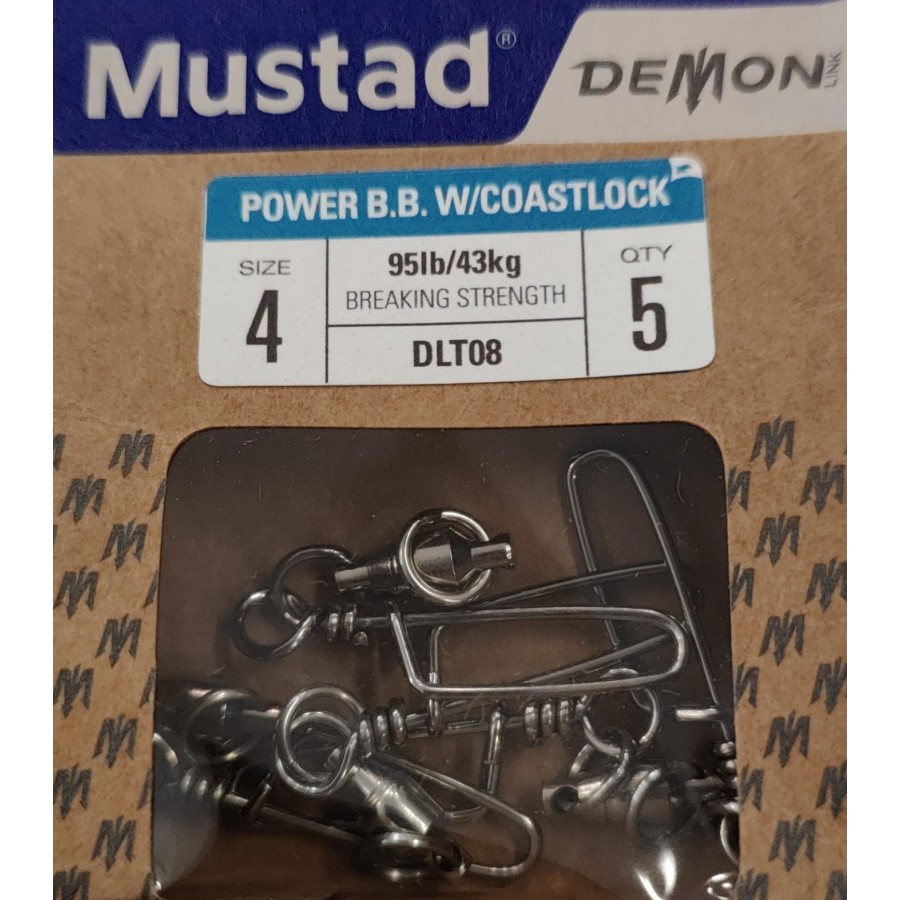 MUSTAD DEMON BB W/COASTLOCK N.4 (5PZ)