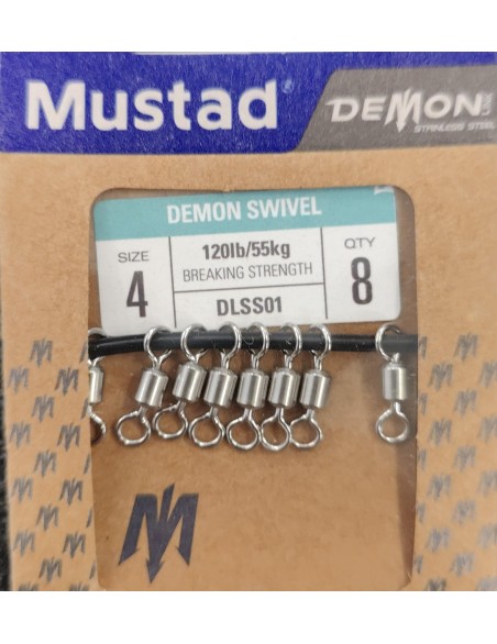 MUSTAD DEMON SWIVEL N.4 (8PZ)