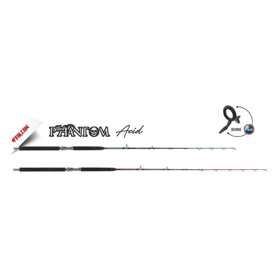 FALCON BLACK PHANTOM ACID 6' (183CM) 20/30LB