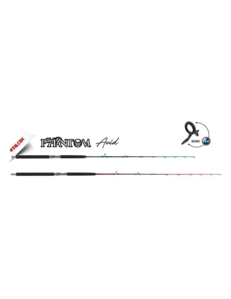 FALCON BLACK PHANTOM ACID 6' (183CM) 20/30LB