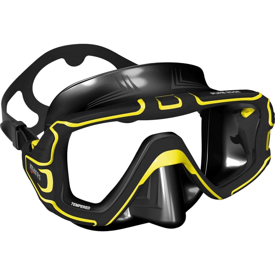 MASKE MARES PURE EDGE BKY BK