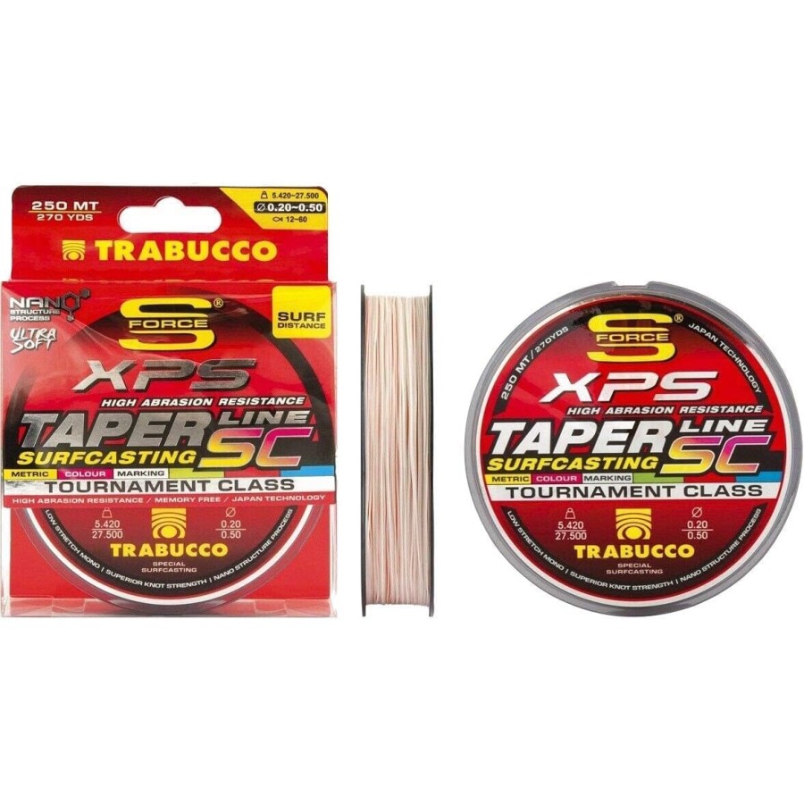 TRABUCCO XPS TAPERLINE 250MT 0,23-0,57