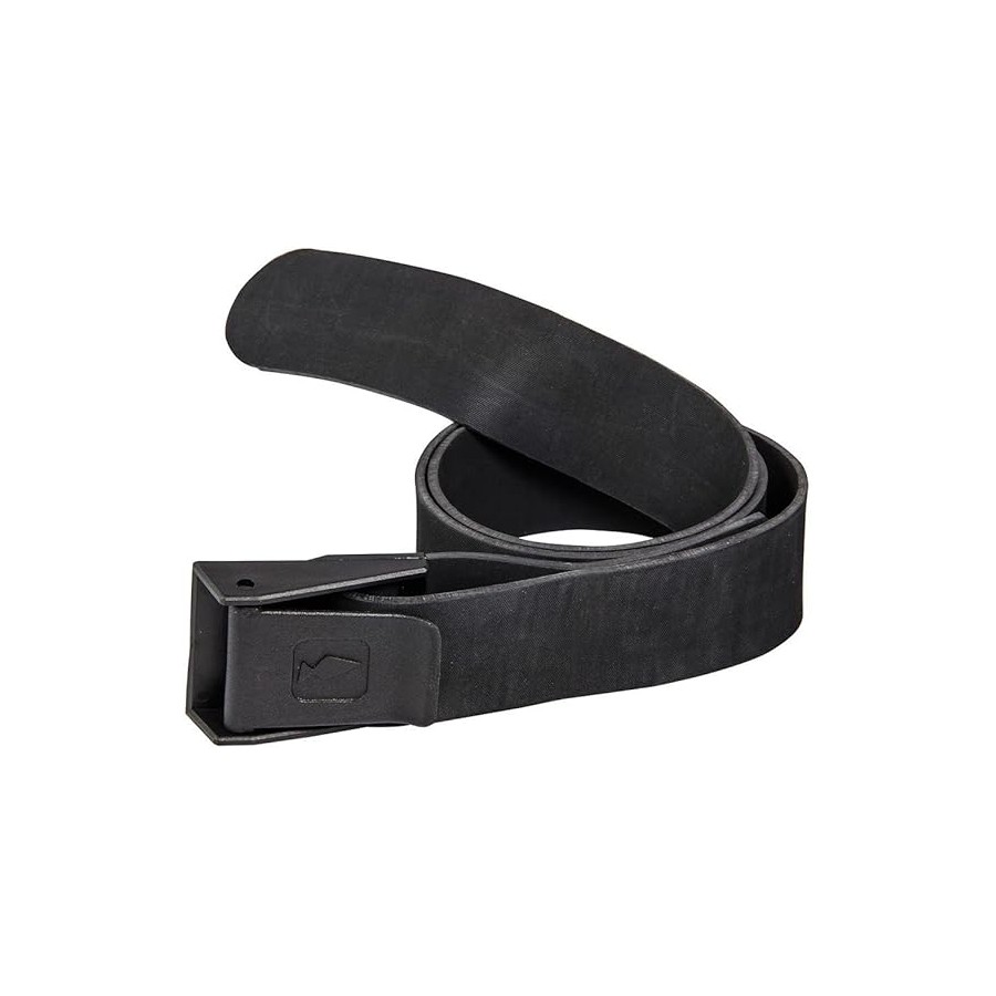 CINTURA IN GOMMA FIBBIA PLASTICA (NERA)