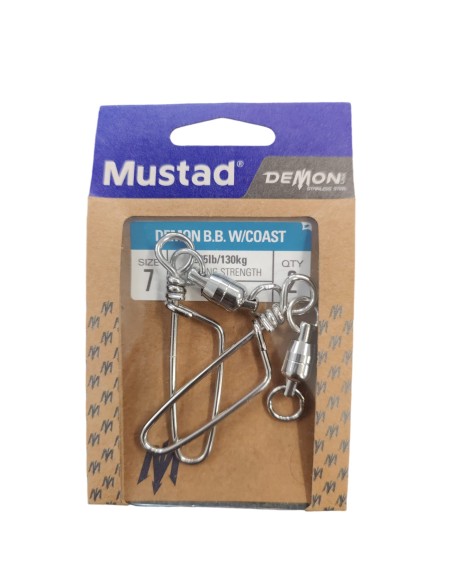 MUSTAD DEMON BB W/COAST 285LB/130KG