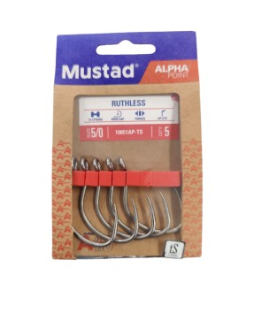 MUSTAD RUTHLESS 10851AP TS N.5/0