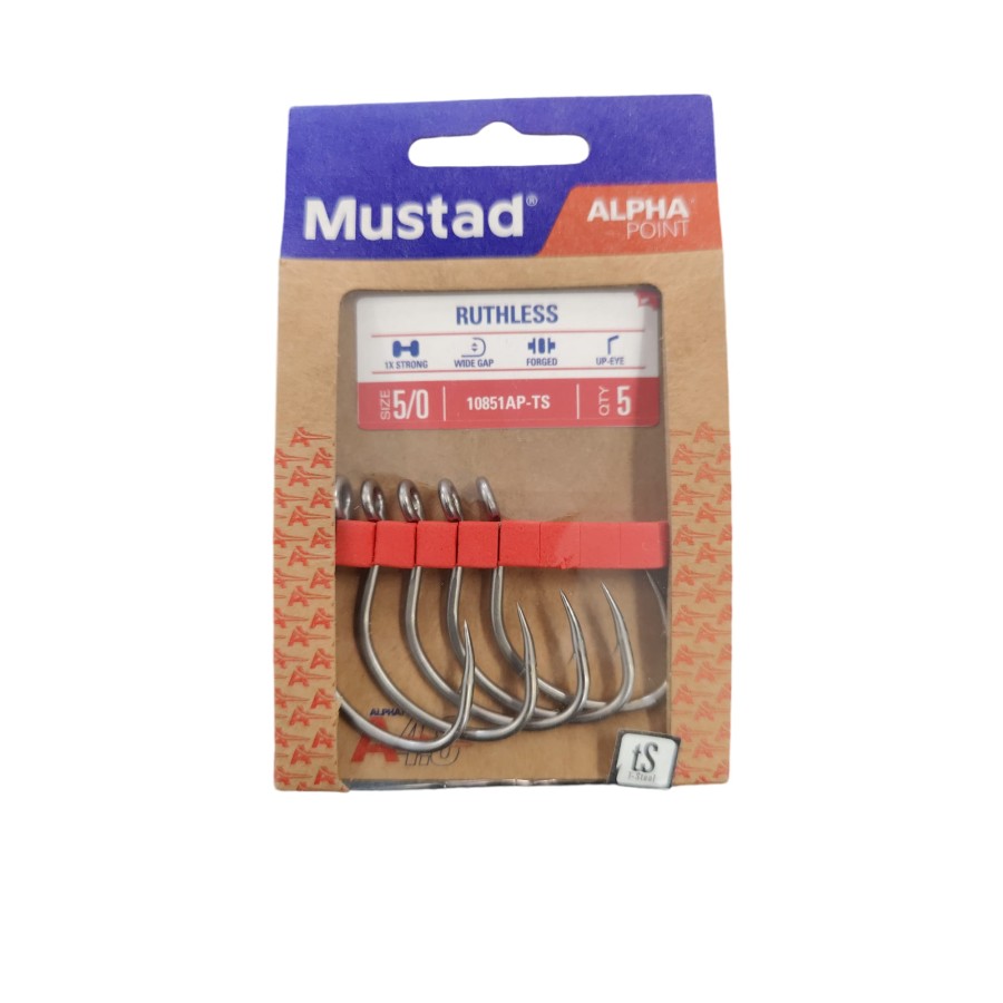 MUSTAD RUTHLESS 10851AP TS N.5/0