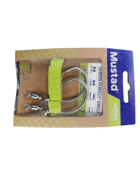 MUSTAD DEMON CIRCLE 39950 NP SS N.8/0 2U