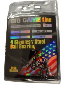 LINEAEFFE BIG GAME ROULEMENT ET CROCHET SNAP TAILLE 1 33LB