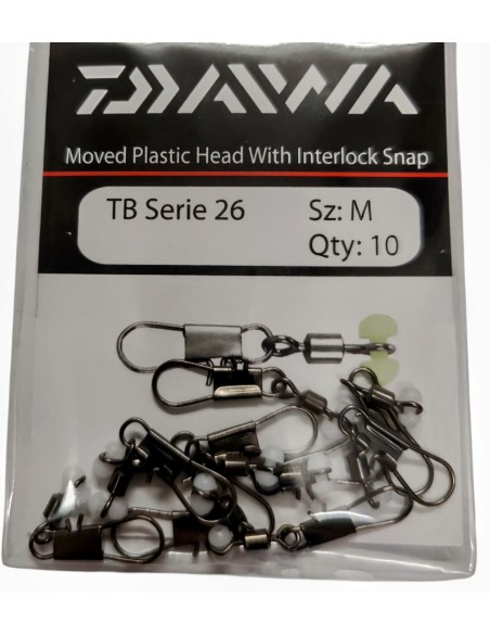 PLASTIC HEAD INTERLOCK SNAP M