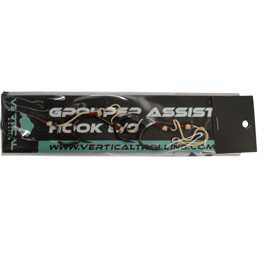 VERTICAL TROLLING GROUPER ASSIST HOOK 8/0