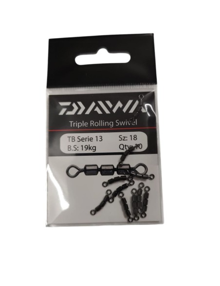 DAIWA TRIPLE ROLLING SWIVEL SIZE 18